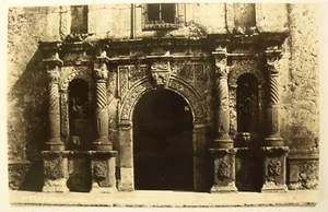 RPPC TEXAS ALAMO DOORWAY SAN ANTONIO, TX REAL EKC PHOTO POSTCARD UNPOSTED #469d - Picture 1 of 3