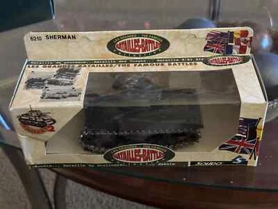 Solido U.S. Sherman Tank #6210, Famous Battle Collection, Diecast Metal,1:50,NIB - Image 1 of 4