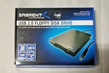 Sabrent External USB 1.44MB Floppy Disc Drive 2.0 Windows MAC OSX SBT-UFDB
