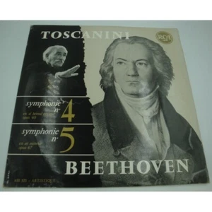 Arturo Toscanini/NBC - Symphonie n°4 et 5 - Beethoven LP 1957 RCA - Imagen 1 de 4