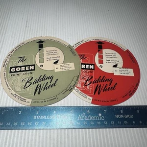 VINTAGE The Goren Point Count Bidding Wheel circa Mid 20th Century Bidmasters 2 - Picture 1 of 5