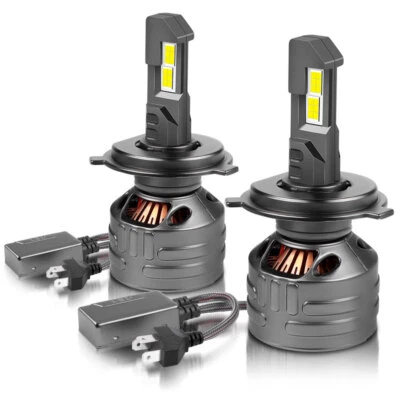 Kit 2 piezas 150W H4 9003 Super Blanco 50000LM Faros LED Combo de haz alto bajo Foto 1 de 4