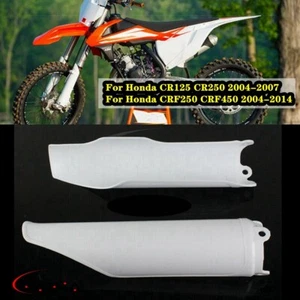 Off Road Lower Fork Guards Cover For Honda CR125 CR250 CRF250 CRF450 2004-2014 - Picture 1 of 6