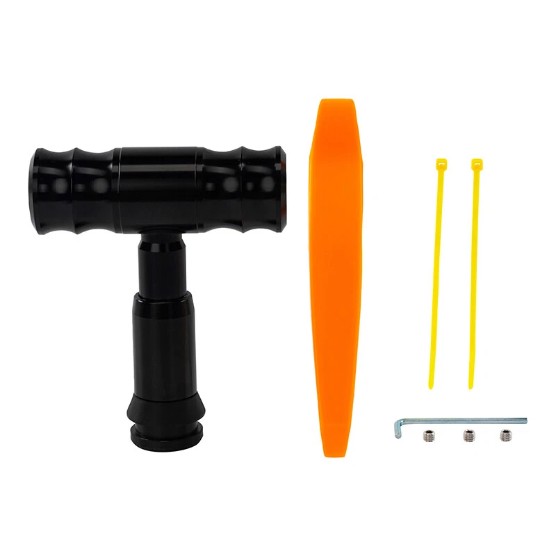 Aluminum Automatic Car Gear Stick Shift Knob Lever Shifter W/ Button Universal - Image 1 of 4