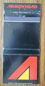 FOOTBALL MATCHBOOK COVER: ARROWHWAD STADIUM KANSAS CHIEFS SPORTS MATCHCOVER -D9 - Picture 1 of 3