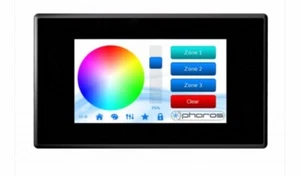 Pharos TPC BB - Designer Touch Panel Controller in Black on Black Finish (512 - Picture 1 of 4
