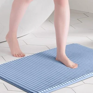 Ultra Soft Charcoal Infused Memory Foam Bath Mat 20" x 32" Bath Rugs for Bath... - Picture 1 of 7