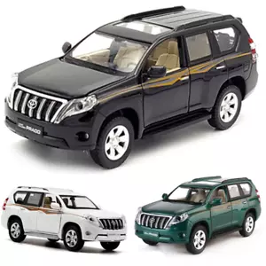 1:32 Scale For TOYOTA LAND CRUISER PRADO Alloy Metal Car Model Sound&Light Toys - Picture 1 of 8