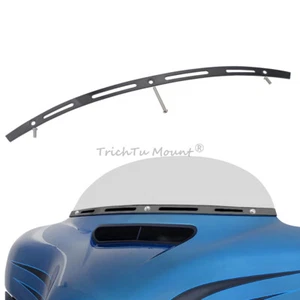 Black Windshield Trim Fit For Harley Electra Street Glide FLHTC Batwing Fairing - Bild 1 von 20