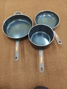 Green pan 3 Pices with lids total 6 pcs cook wear A218 brand new - Picture 1 of 7