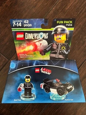 New Lego Dimensions Fun Pack Movie Bad Cop Mini Figure 71213 - Image 1 of 2