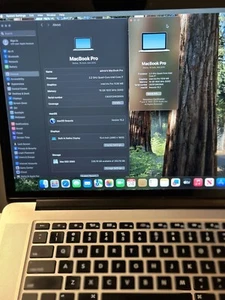 2015 macbook pro 15 i7 16gb 256gb healthy battery - Picture 1 of 3