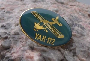 Yakovlev Yak-112 Airliner Russian Civil Utility Aircraft Jacket Pin Badge - Picture 1 of 2