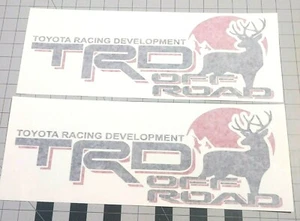TRD Truck Off-Road 4 x 4 Racing Deer Hunting Tacoma Decal. - Picture 1 of 7