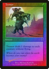 Tremor FOIL 7th Edition HEAVILY PLD Red Common MAGIC THE GATHERING CARD ABUGames