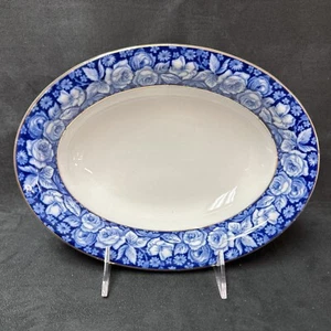 Grindley BEAUTY ROSES England Oval Vegetable Bowl 9 7/8 inches - Picture 1 of 5