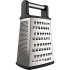 Brand New Kitchen Craft Stainless Steel 4-Sided Cheese Grater With Sturdy Handle