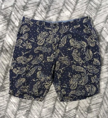 De Colección Polo Ralph Lauren Seda Lino Paisley Pantalones Cortos Hombres 38 Preppy AOP Estampado Completo Foto 1 de 4