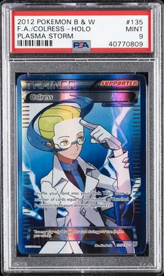 2013 POKEMON B&W PLASMA STORM #135 FULL ART/COLRESS PSA 9 - Image 1 of 2