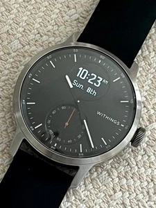 WITHINGS ScanWatch - Hybrid Smartwatch, Heart Rate Monitor, EKG, SpO2 - 38mm - Picture 1 of 6
