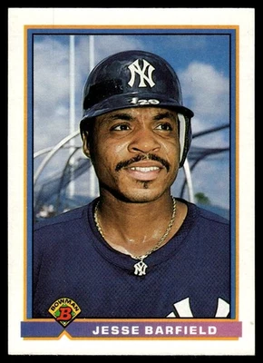 1991 Bowman #169 Jesse Barfield - Image 1 of 2