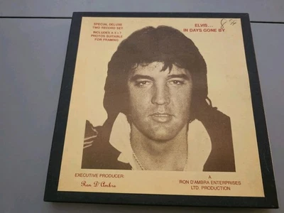 ELVIS PRESLEY- In Days Gone By 7 Inch 2 VInyl Box Set With Photos Interviews - Image 1 of 4