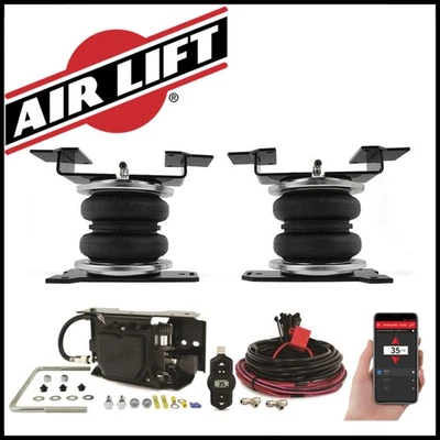 Bolsas de resorte de aire y compresor inalámbrico Air Lift 5000 19-25 Silverado Sierra 1500 Foto 1 de 4