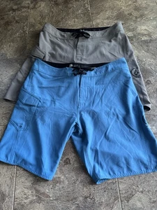 EUC Volcom Shorts Men’s Size 36  Skater Surf Lot of 2 - Picture 1 of 5