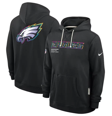 Philadelphia Eagles Nike 2025 Crucial Catch Sideline Hoodie