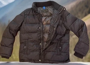 Men Andrew Marc M Black Puffer Jacket Coat Heavy Warm Down Casual - Picture 1 of 14