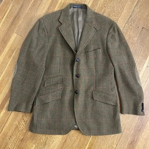 Polo By Ralph Lauren Blazer 44R Blue Label Made In Italy Wool Cashmere - Picture 1 of 18