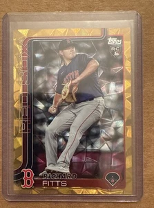 2025 Topps Series 2 RICHARD FITTS RC Rookie #670 GOLD Diamante FOIL #d /50 - Picture 1 of 2