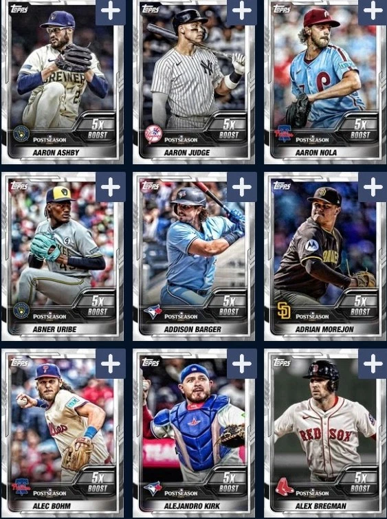 [DIGITAL] Topps Bunt - Postseason Base 25 S1 - White - Pick - Image 1 of 1