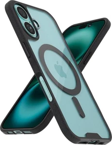 Funda Magnética Inteligente iPhone 16 SOLO - Gripmunk, MagSafe, Transparente/Negro - Imagen 1 de 4