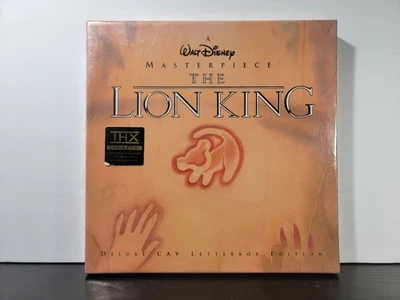New The Lion King A Walt Disney Masterpiece Deluxe Cav Letterbox Ed. Laserdisc - Image 1 of 4