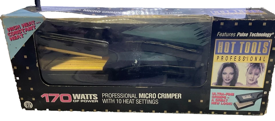 Micro Crimpadora Profesional Hot Tools con 10 Ajustes de Calor Modelo #1197 Foto 1 de 2