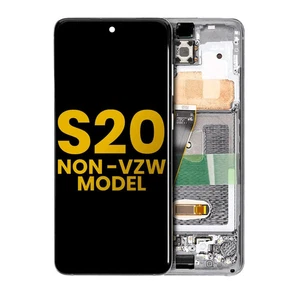 Pantalla táctil OLED original Samsung Galaxy S20 5G + marco + huella digital - Imagen 1 de 3