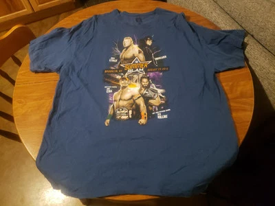 Reduced 2015 Summerslam 2xl Shirt Excellent  John Cena Lesner Undertaker  - Image 1 of 2