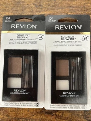 Revlon Colorstay 104 Soft Brown Brow Kit NEW - 2 Pack - Image 1 of 3