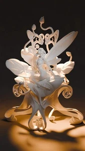 Lyraeth of the Aurum Realm, Beautiful Faeries | Resin Garage Kit Pin Up Figure S - Picture 1 of 4