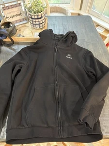 ORORO Jacket M Black Full Zip Heated Hoodie Winter Outdoor No Battery - Picture 1 of 4