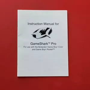Interact GameShark Pro V3.0 Instruction Manual Game Boy For Color & Pocket - Picture 1 of 5