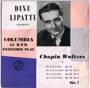 Dinu Lipatti Pianoforte Chopin Waltzes 1 3 6 11 Volume 1 British Pressing - Picture 1 of 2