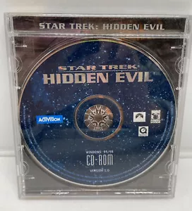 Star Trek Hidden Evil PC Game 1999 Disc and Jewel Case - Picture 1 of 4