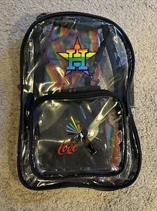 Mini mochila transparente Houston Astros SGA Pride Day 20/06/2023 NUEVA - Imagen 1 de 2