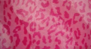 Pink Leopard Velboa upholstery Fabric per yard 60” wide - Picture 1 of 1