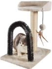 Cat Scratching Post With Cat Tower Tree And Cats Arch Self Groomer Massager Brus