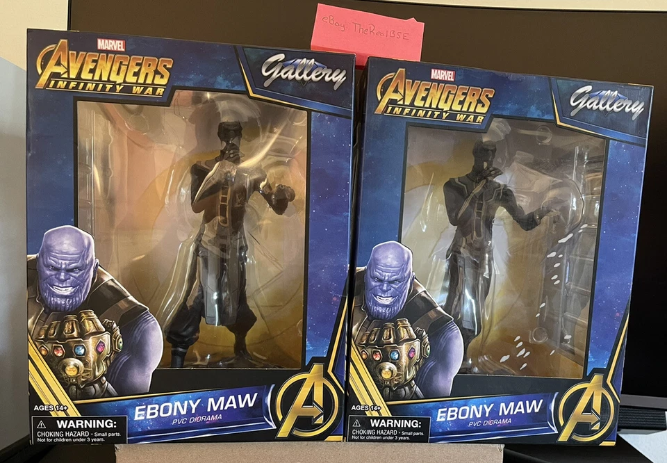 Avengers Infinity War Ebony Maw PVC X2 **Coleção de diorama** - Imagem 1 de 4