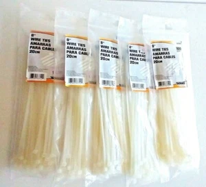 500 piezas lazos de alambre 8" DORMAN 83742 naturales - Imagen 1 de 2