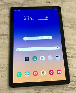 CR@CKED-SAMSUNG GALAXY TAB S4 SM-T837A 64GB NERO 10.5" ANDROID AT&T (sbloccato) - Foto 1 di 9